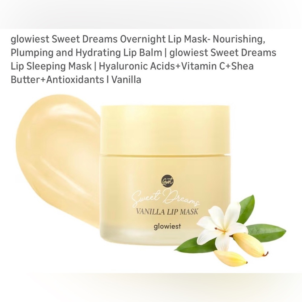 glowiest vanilla lip mask new in box